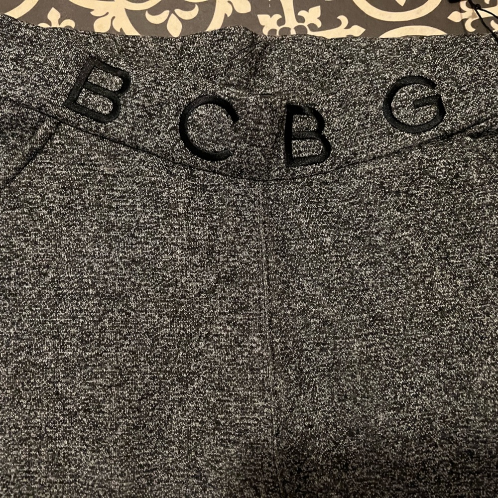 BCBGMAXAZRIA Ladies Charcoal Grey Joggers Size L NWT!